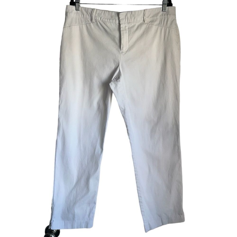 Lord & Taylor Kelly Longueur Cheville‎ white pants size 14